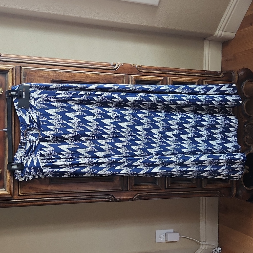 Robert Louis Navy Maxi Skirt (NWT)